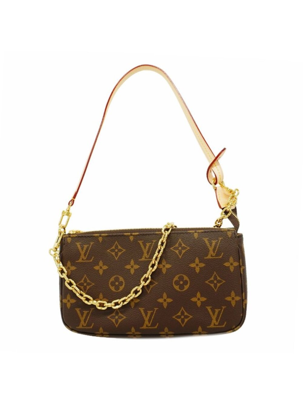 Louis Vuitton Pouch Monogram Pochette Accessoires Brown